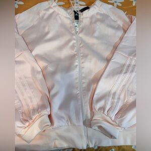 Light pink adidas jacket